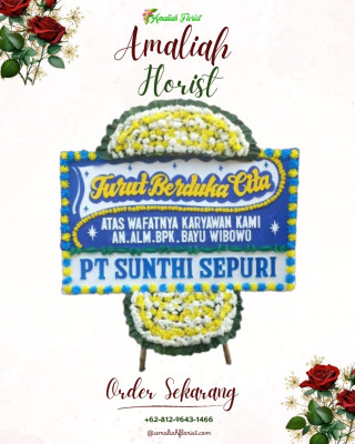 Papan Bunga Duka di Kawalu