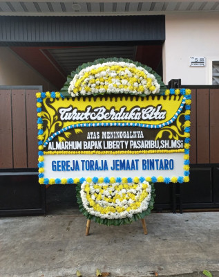 Papan Bunga Duka di Kawalu