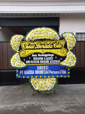 Papan Bunga Duka di Kawalu