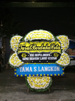 Papan Bunga Duka di Kawalu