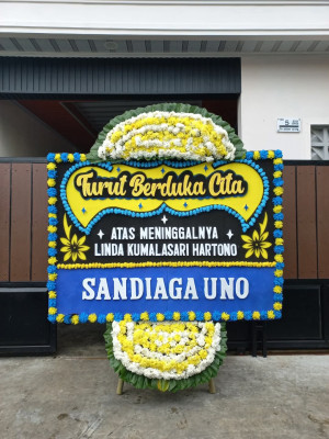 Papan Bunga Duka di Kawalu